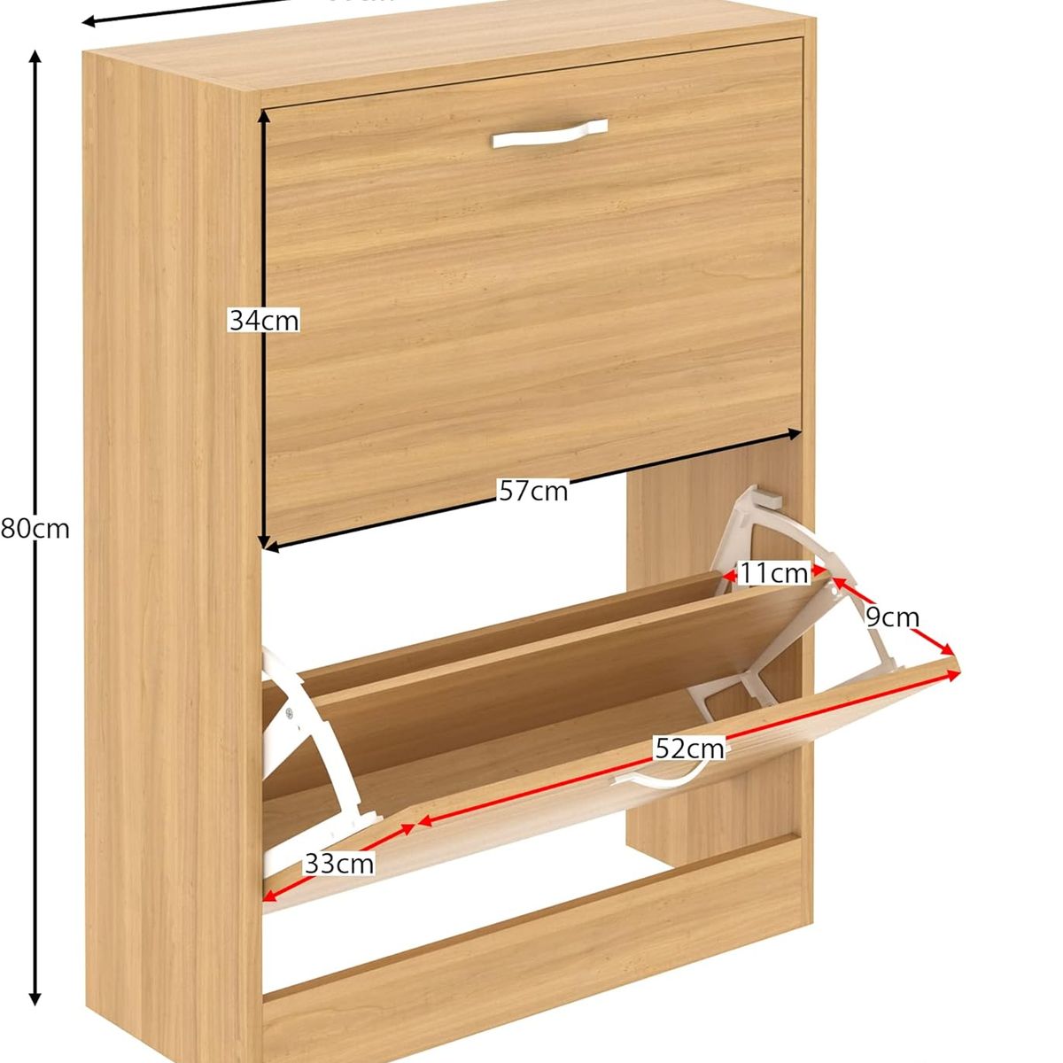TU MESITA - Zapatera Clásica 2 puertas Thalia color Duna TU MESITA