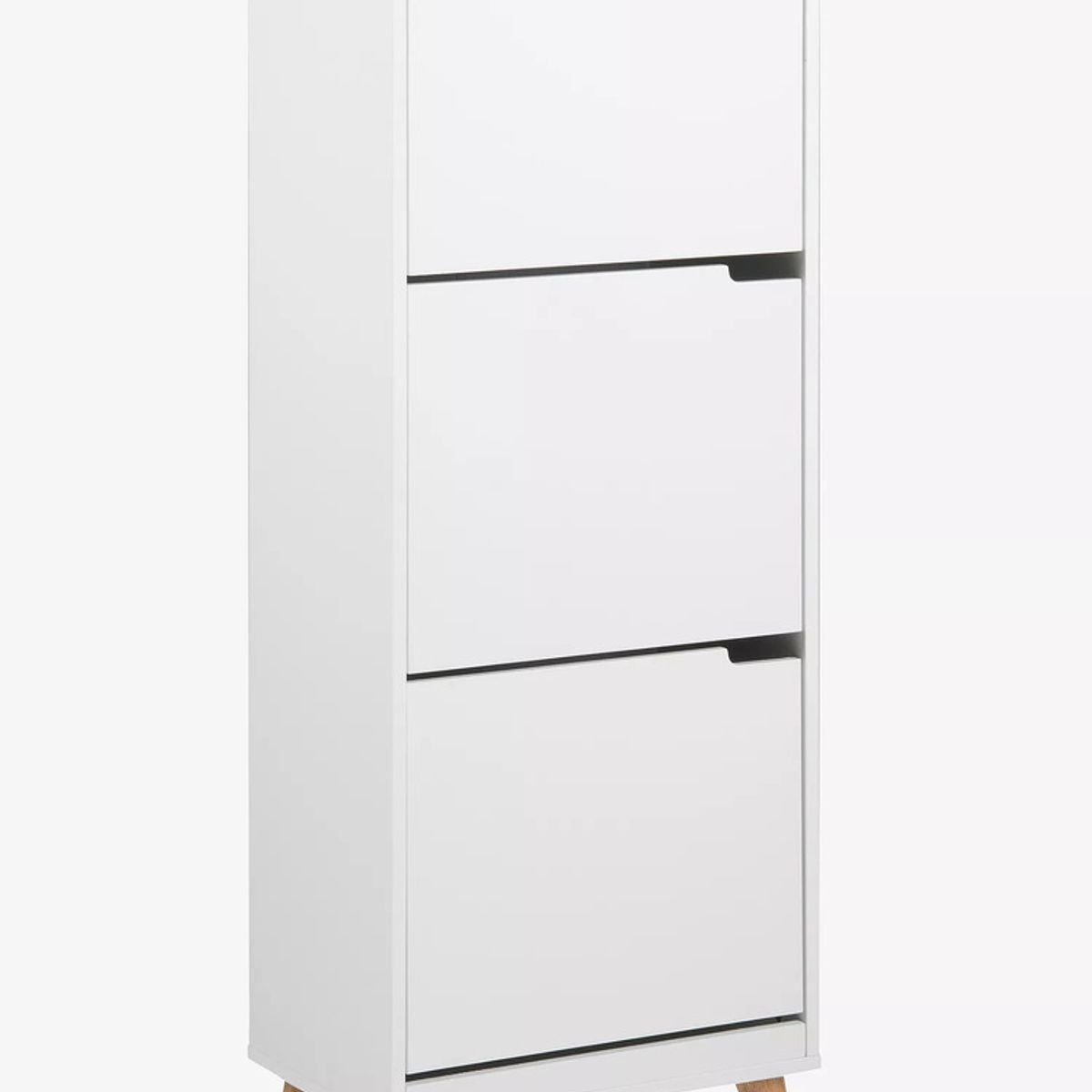 TU MESITA - Zapatera Clásica Alta 3 cajones Lisboa color Blanco TU MESITA