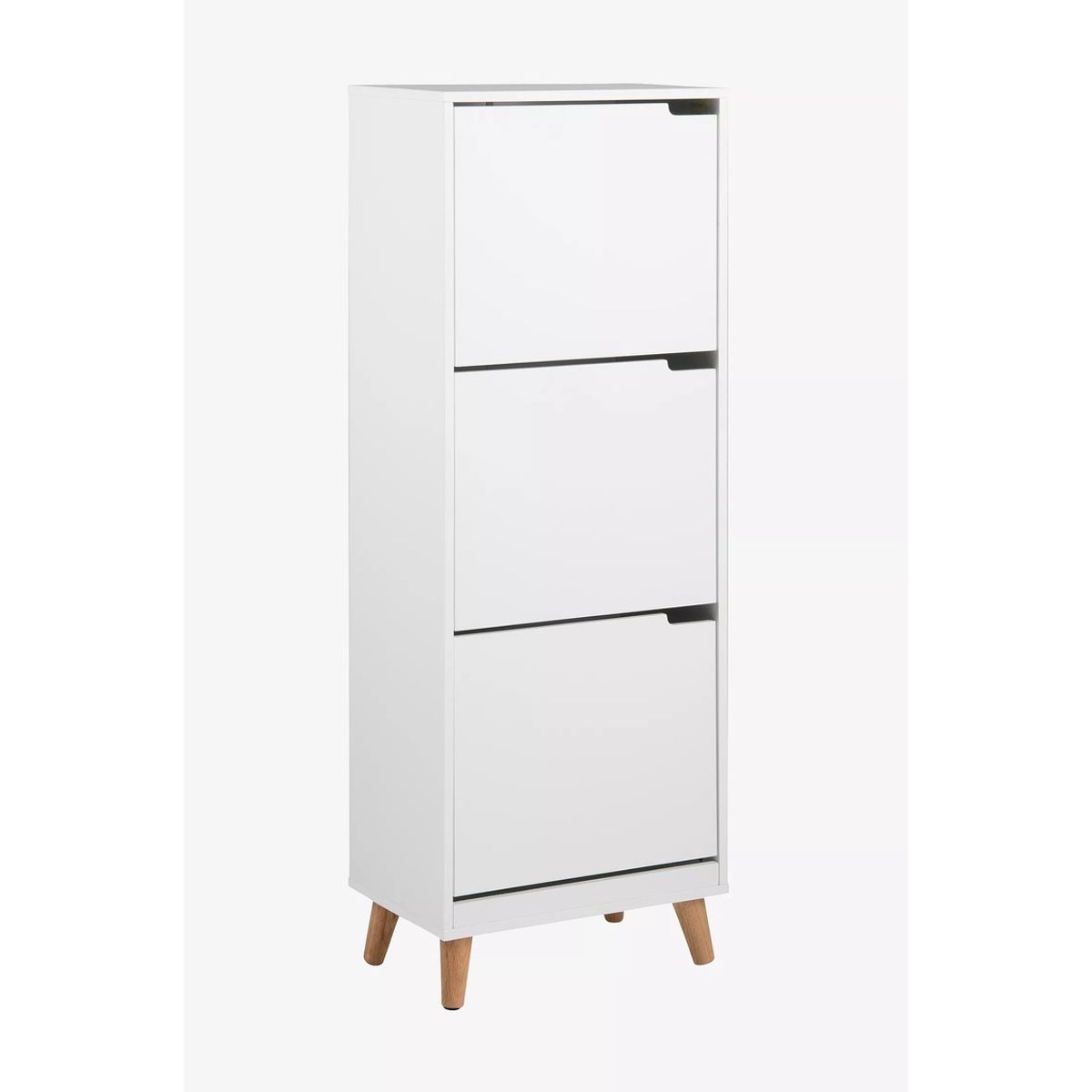 TU MESITA - Zapatera Clásica Alta 3 cajones Lisboa color Blanco TU MESITA