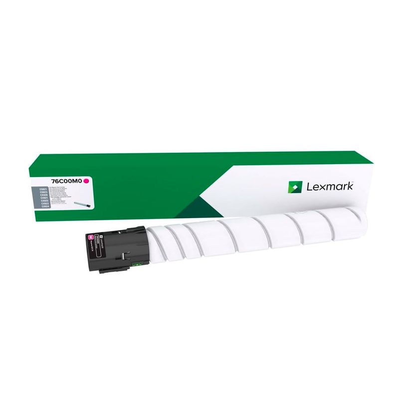 LEXMARK - TONER LEXMARK 76C00M0 MAGENTA 115K PAG CSCX921923 PN 76C00M0