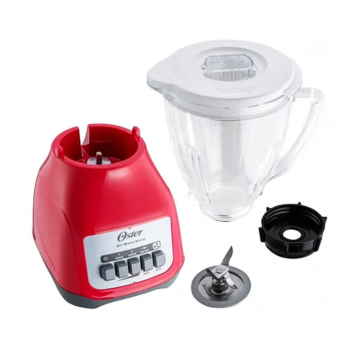 OSTER - Licuadora Oster de 2 Velocidades con Pulsador Sandia BLSTKAGMPB