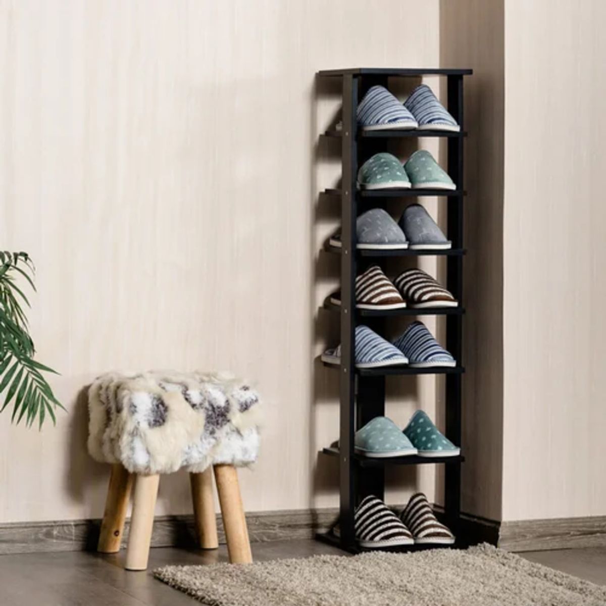 TU MESITA - Zapatera Abierta Kiel Negro TU MESITA