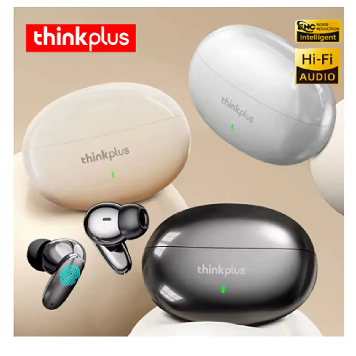 LENOVO - AUDICULARES INALAMBRICOS BLUETOOH THINKIPLUS  BLACK