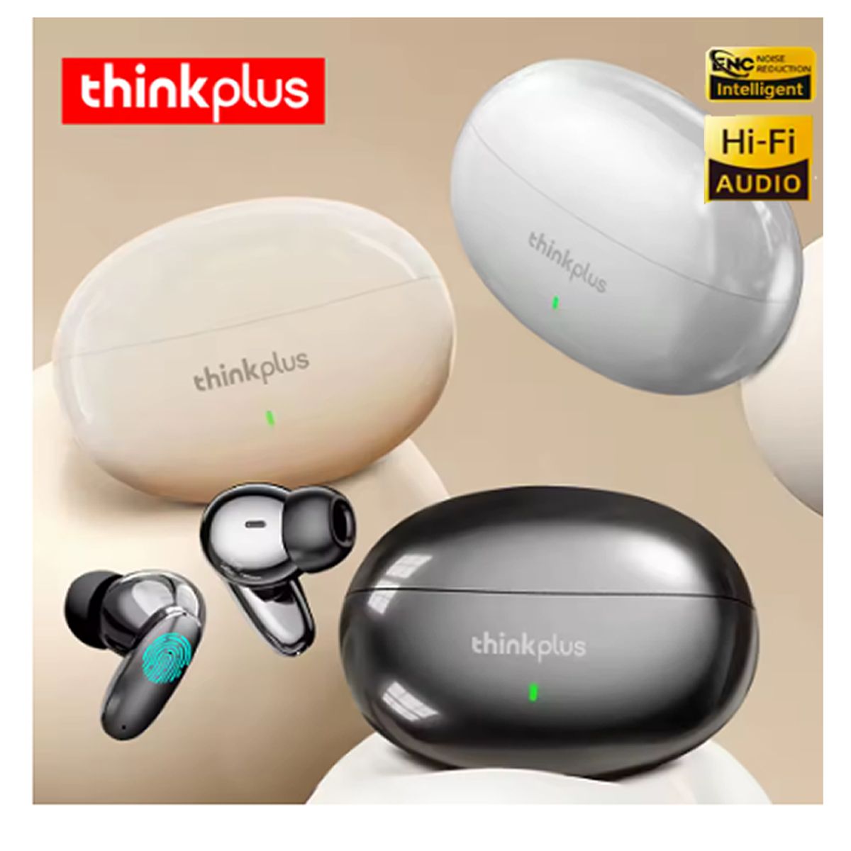 LENOVO - AUDICULARES INALAMBRICOS BLUETOOH THINKIPLUS  BLACK