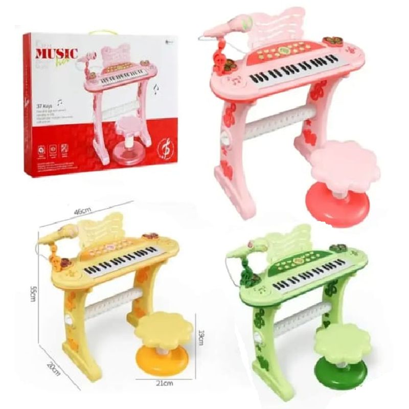 GENERICO - DIVERTIDO PIANO MUSICAL ELECTRONICO  CON MICRÓFONO