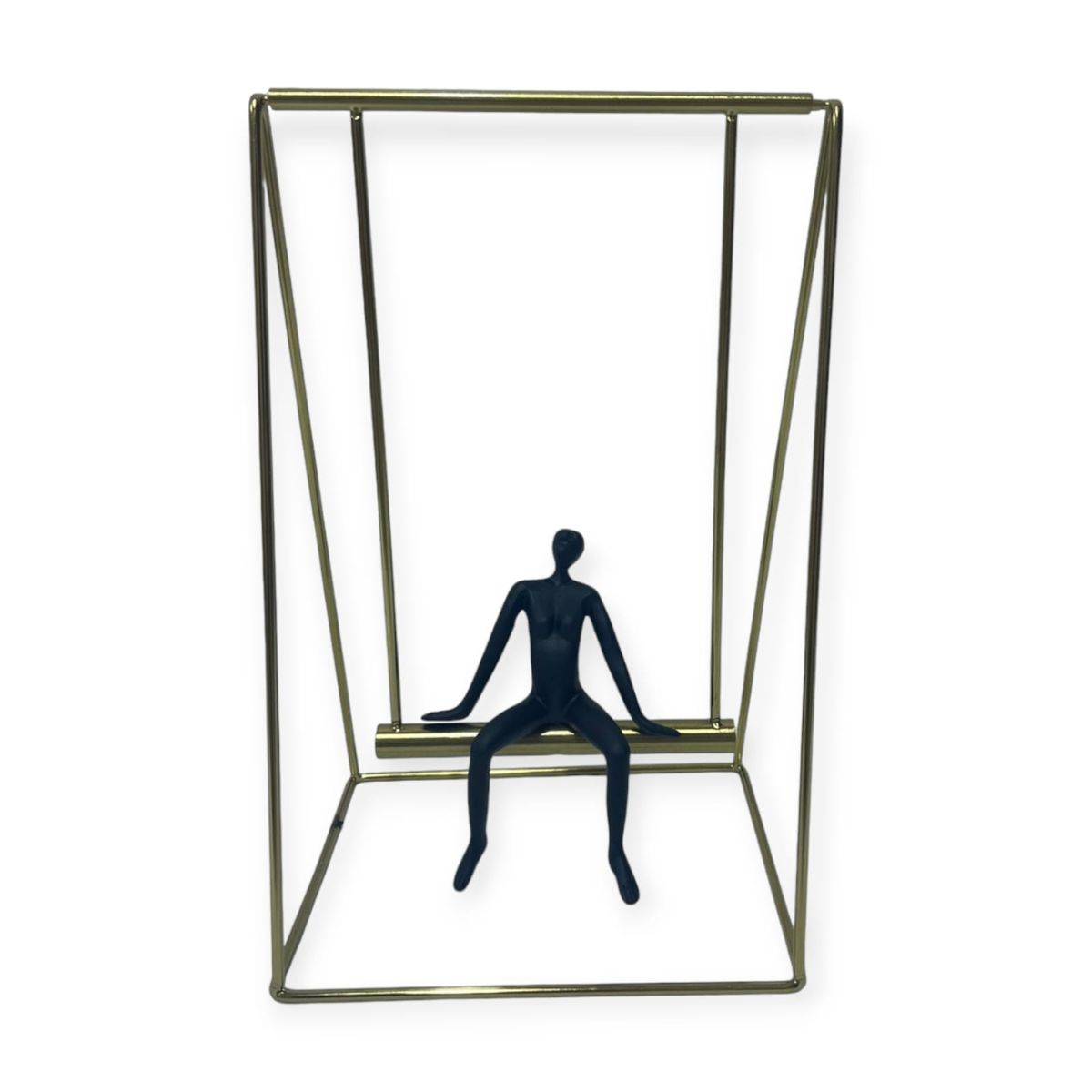 GENERICO - Escultura Pensador en Columpio