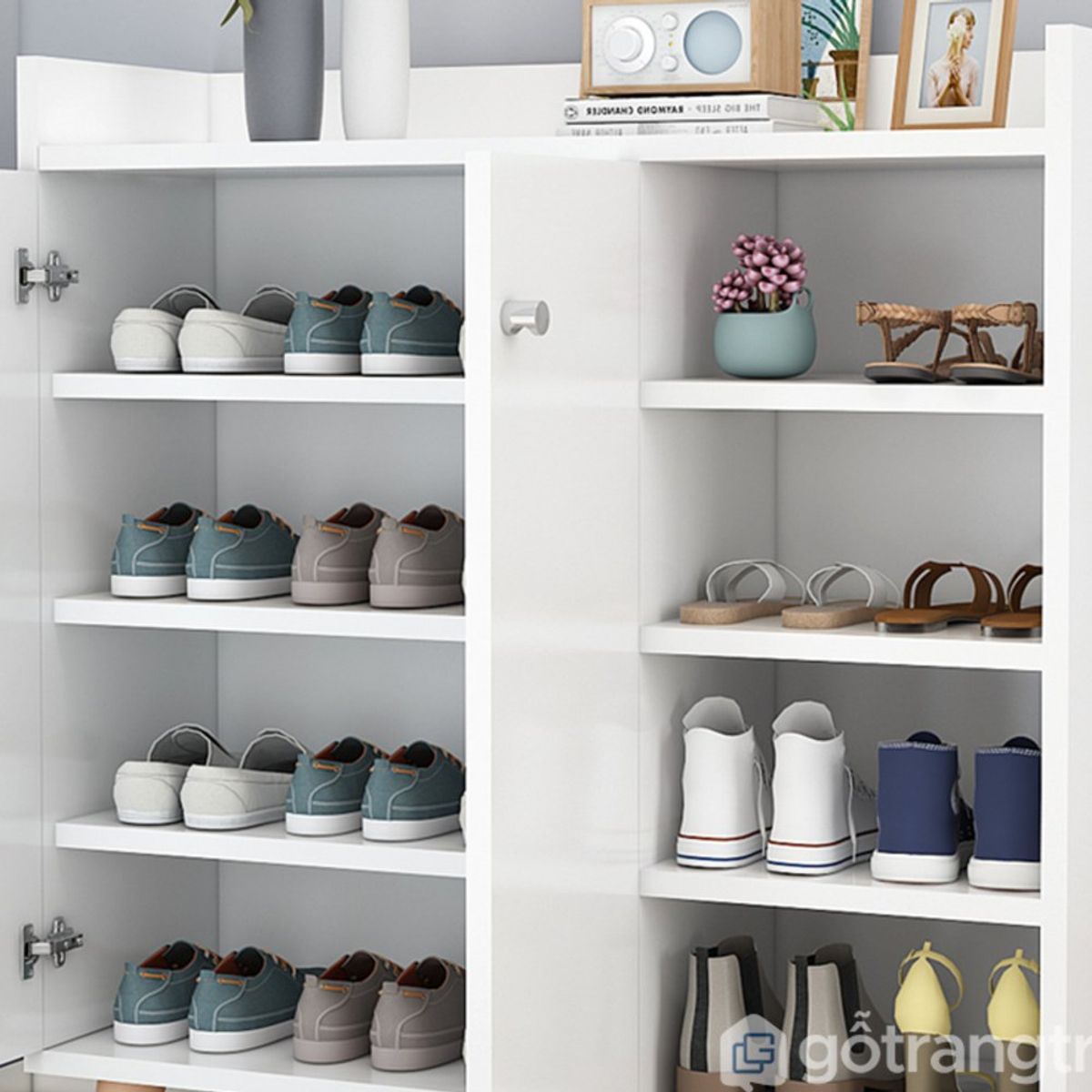 TU MESITA - Zapatera Vintage Abel Blanco TU MESITA