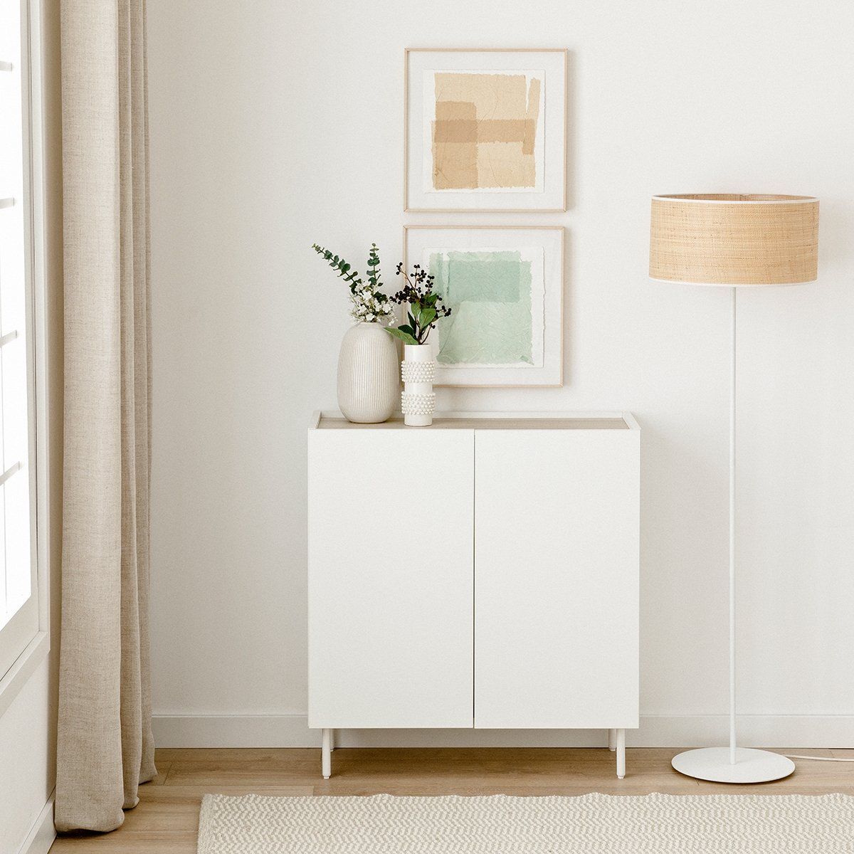 TU MESITA - Zapatera Nórdica María 2 Puertas TU MESITA