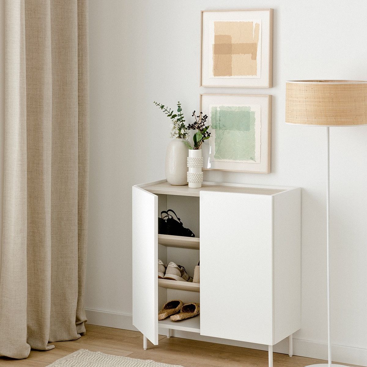 TU MESITA - Zapatera Nórdica María 2 Puertas TU MESITA