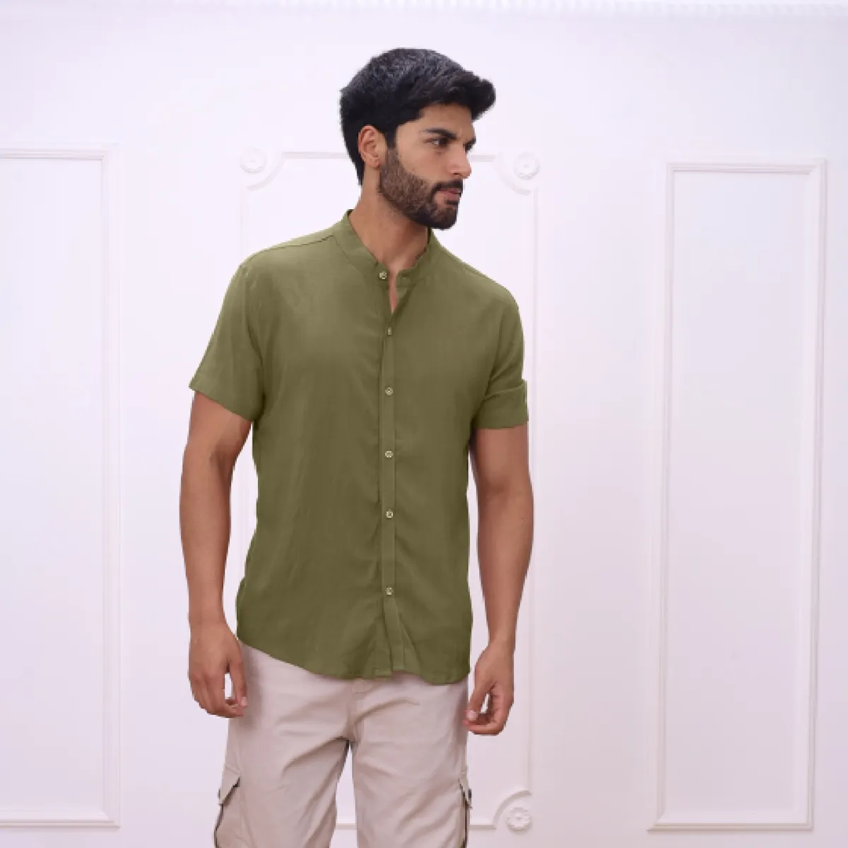 DM DEXMEN - Camisa Dexmen Neru Verde Olivo