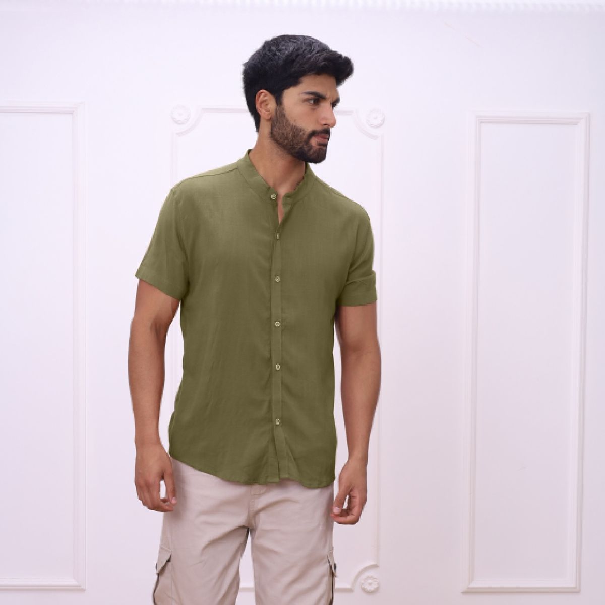 DM DEXMEN - Camisa Dexmen Neru Verde Olivo