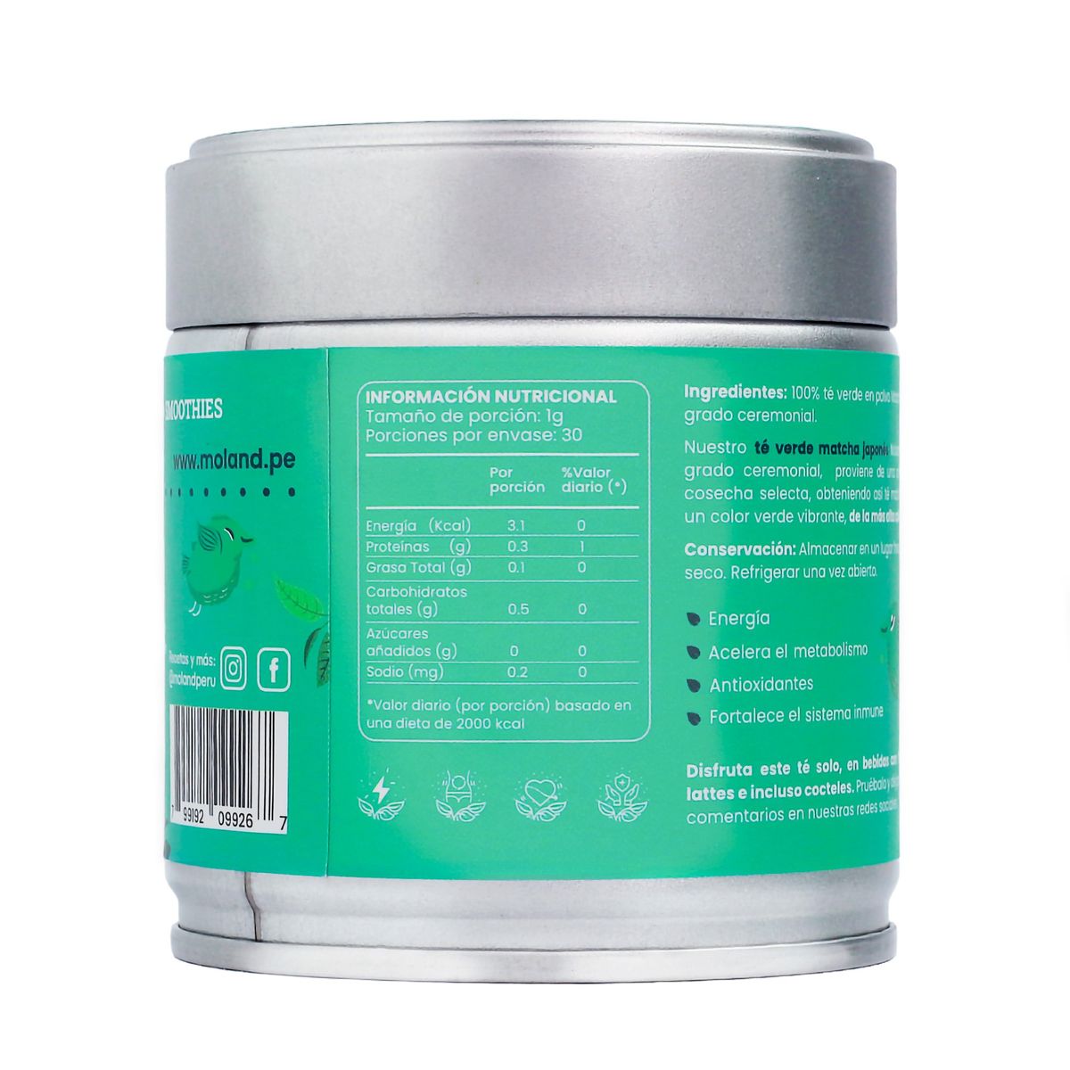 MOLAND - Matcha Ceremonial 30g Cosecha selecta Japón