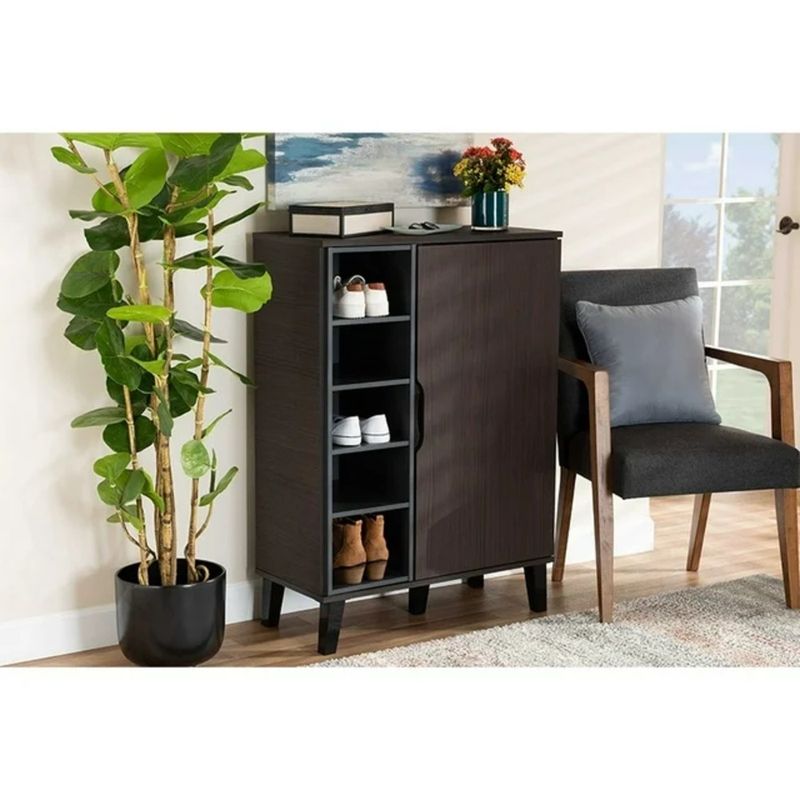 TU MESITA - Zapatera Multiusos Centauro color MarrónNegro TU MESITA