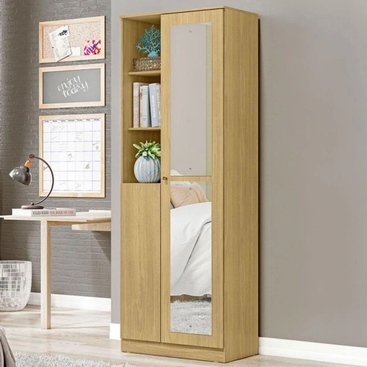 TU MESITA - Zapatera Multiusos Alexis 2 puertas con estantes TU MESITA Duna