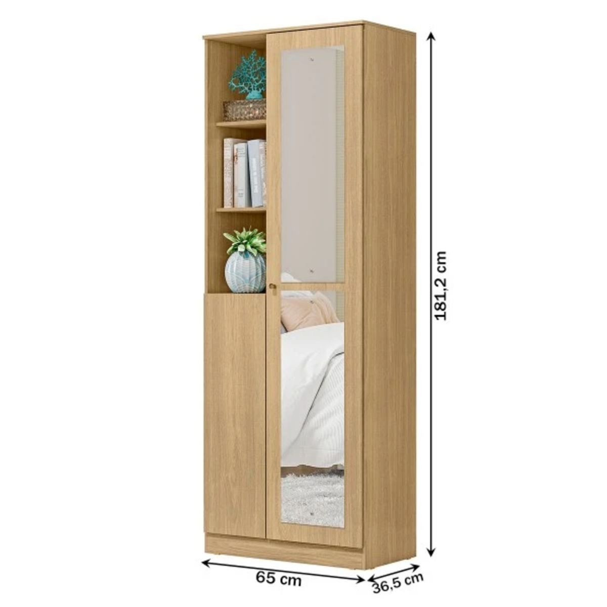 TU MESITA - Zapatera Multiusos Alexis 2 puertas con estantes TU MESITA Duna