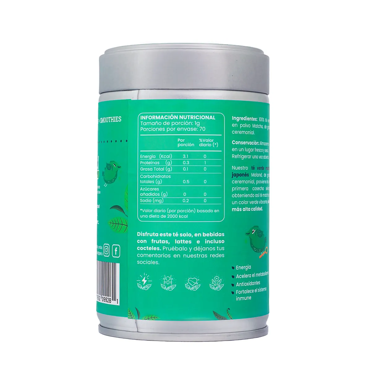 MOLAND - Matcha Ceremonial 70g Cosecha selecta Japón