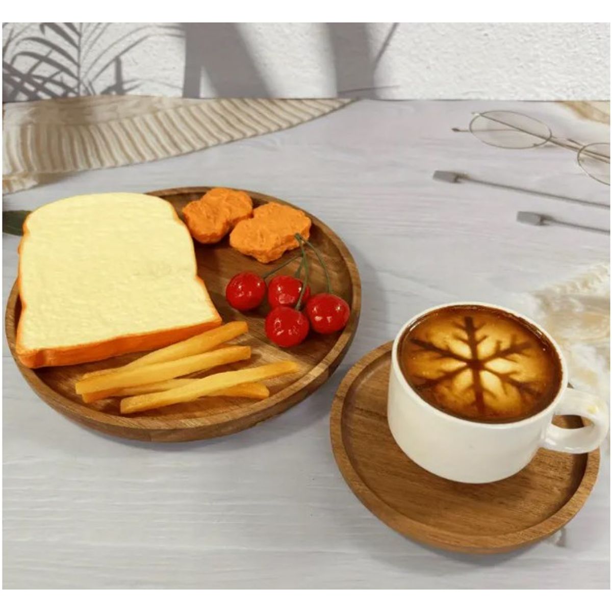 GENERICO - Plato de Madera o Posa Vaso