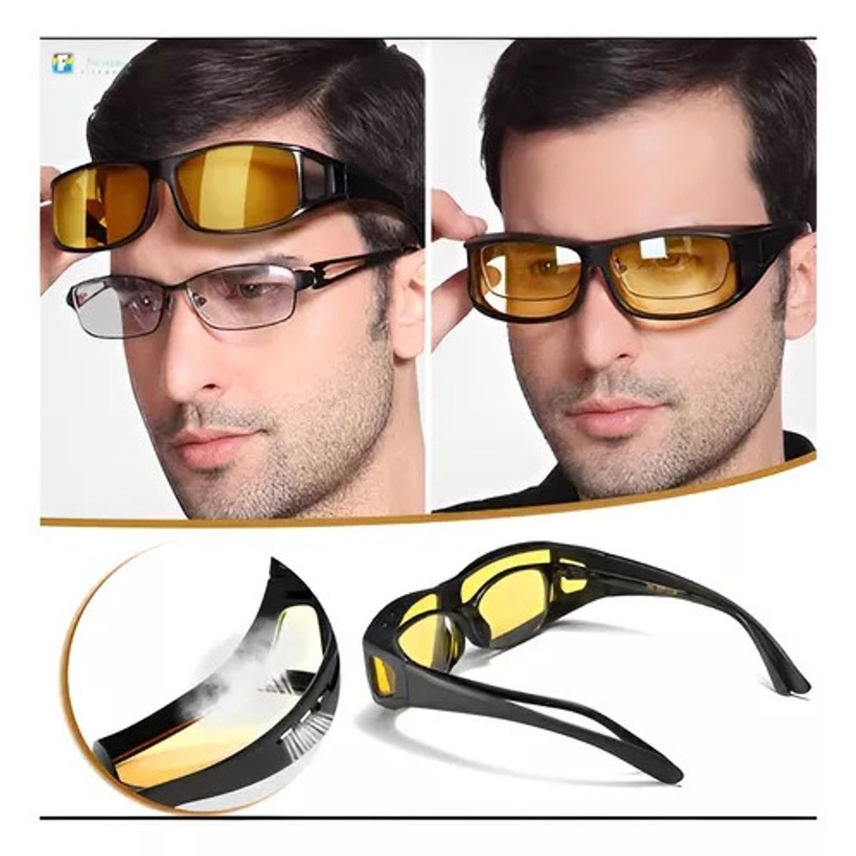 GENERICO - LENTES HD PARA MANEJO DE DIA Y NOCHE