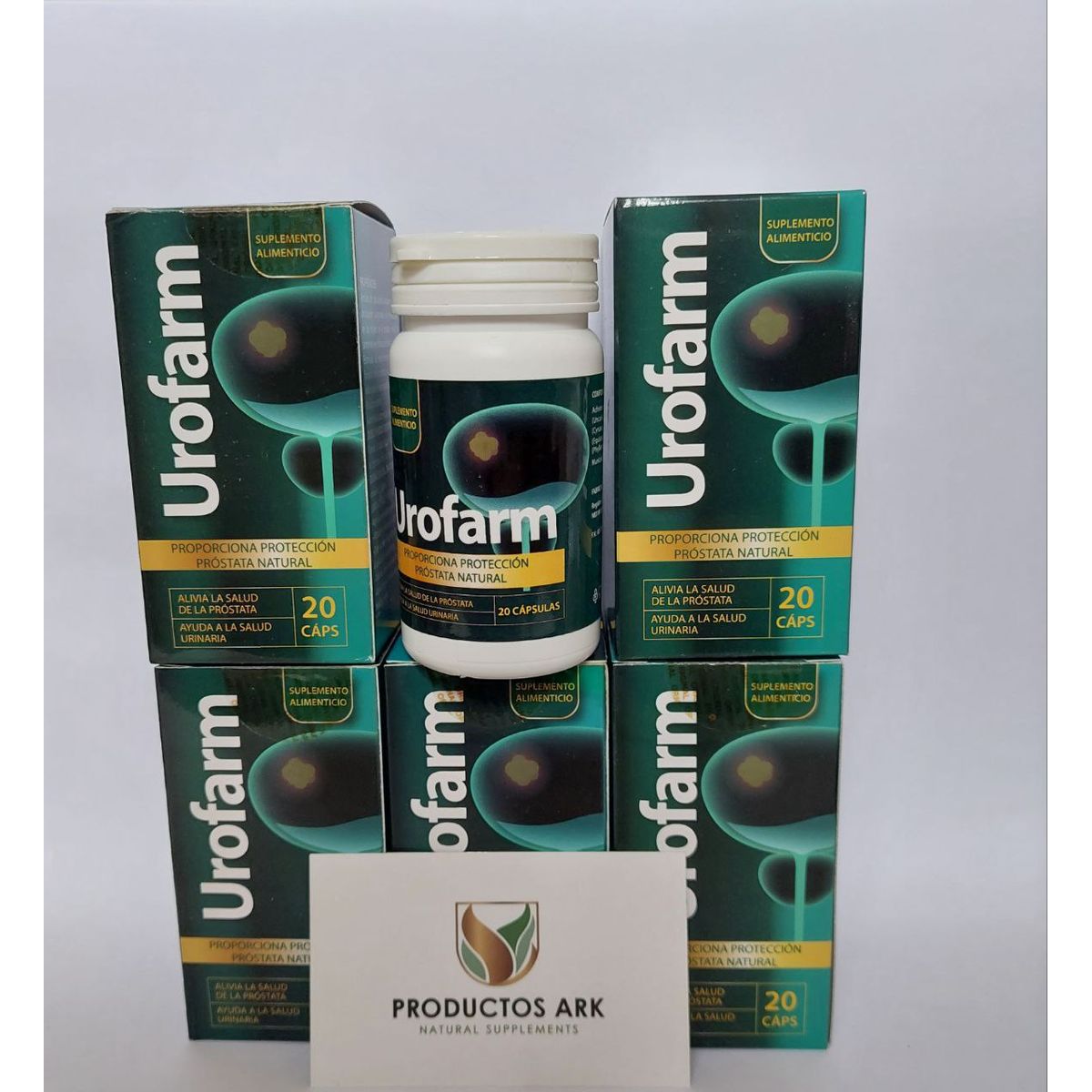 GENERICO - UROFARM SUPLEMTO ALIMENTICIO PROTECCION PROSTATA NATURAL PACK X6