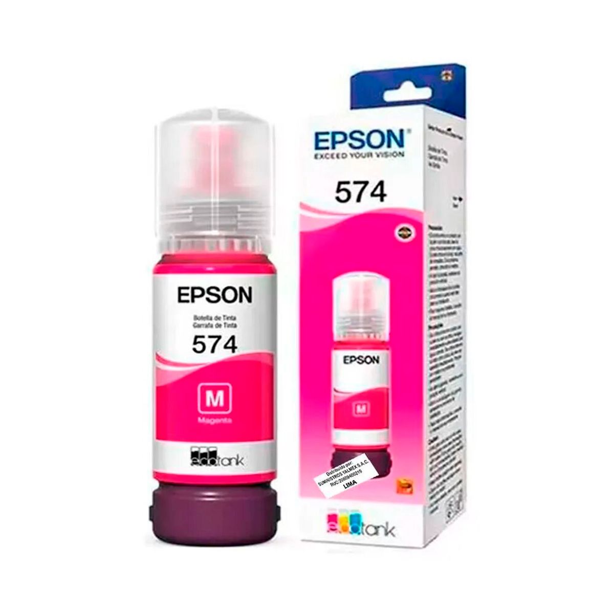 EPSON - BOTELLA DE TINTA EPSON T574320 MAGENTA 70ML PN T555120-AL