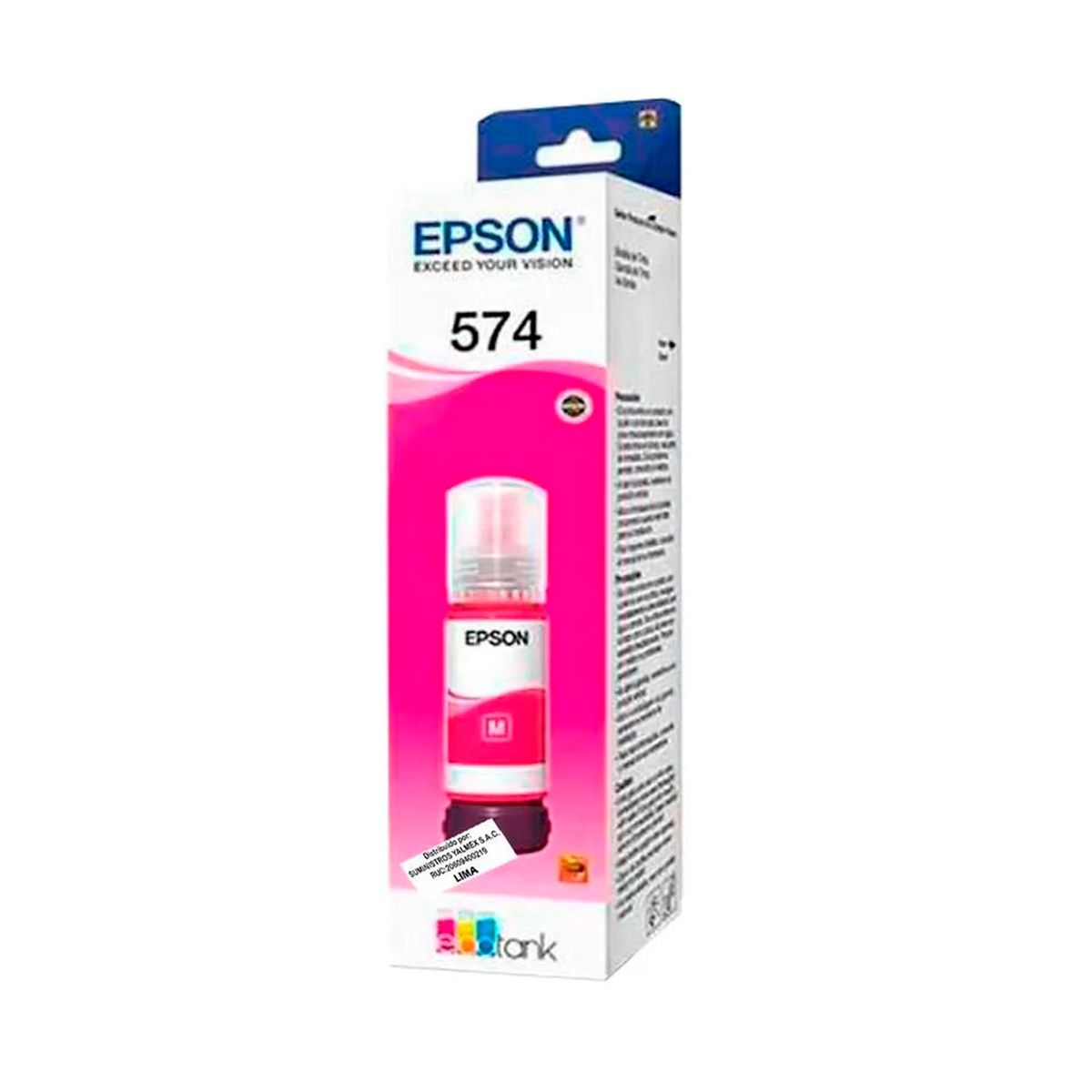 EPSON - BOTELLA DE TINTA EPSON T574320 MAGENTA 70ML PN T555120-AL