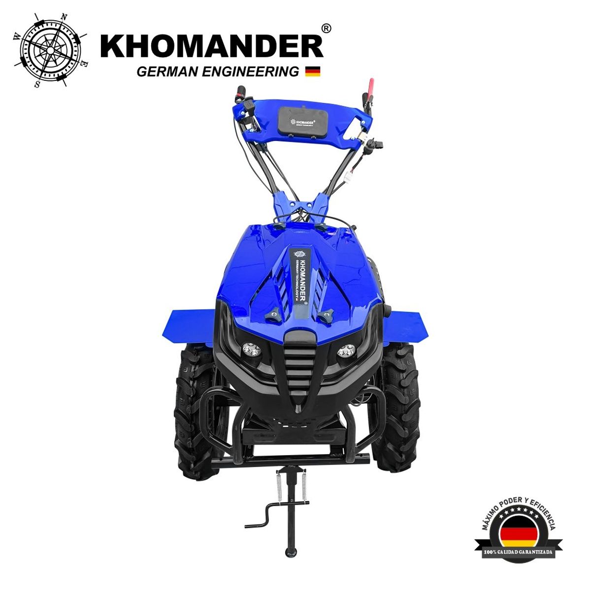 KHOMANDER - MOTOCULTOR PETROLERO AZUL 18HP - KHOMANDER