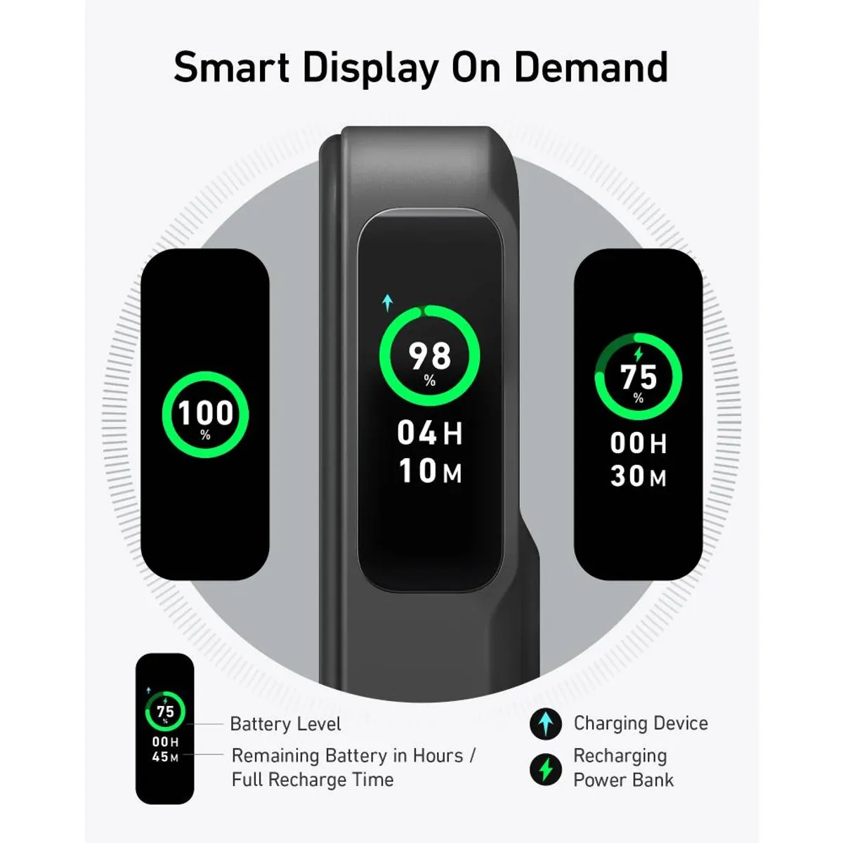 ANKER - Power Bank Anker MagGo 10000mAH Magsafe con Pantalla