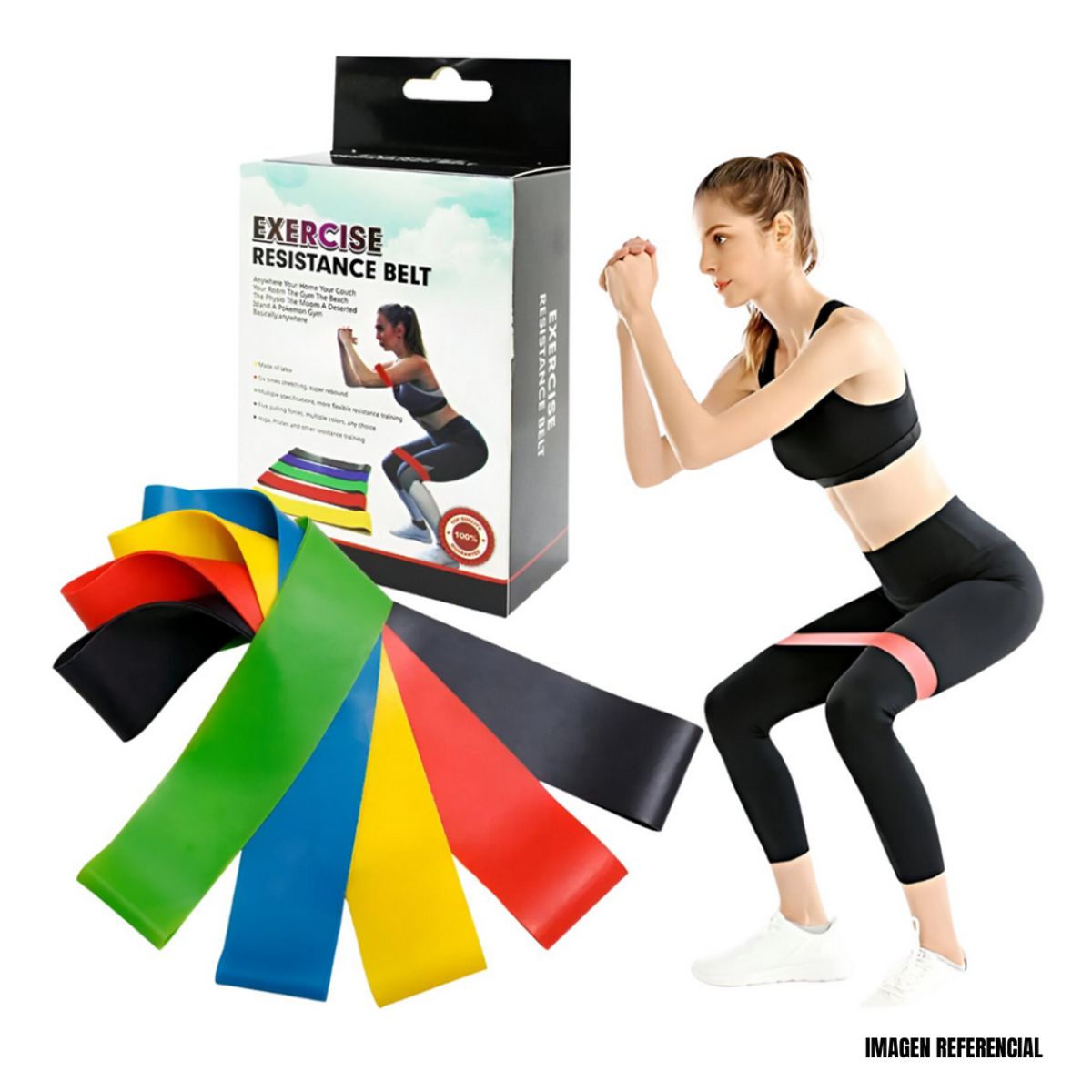 GENERICO - Bandas Elásticas 5 Niveles de Resistencia