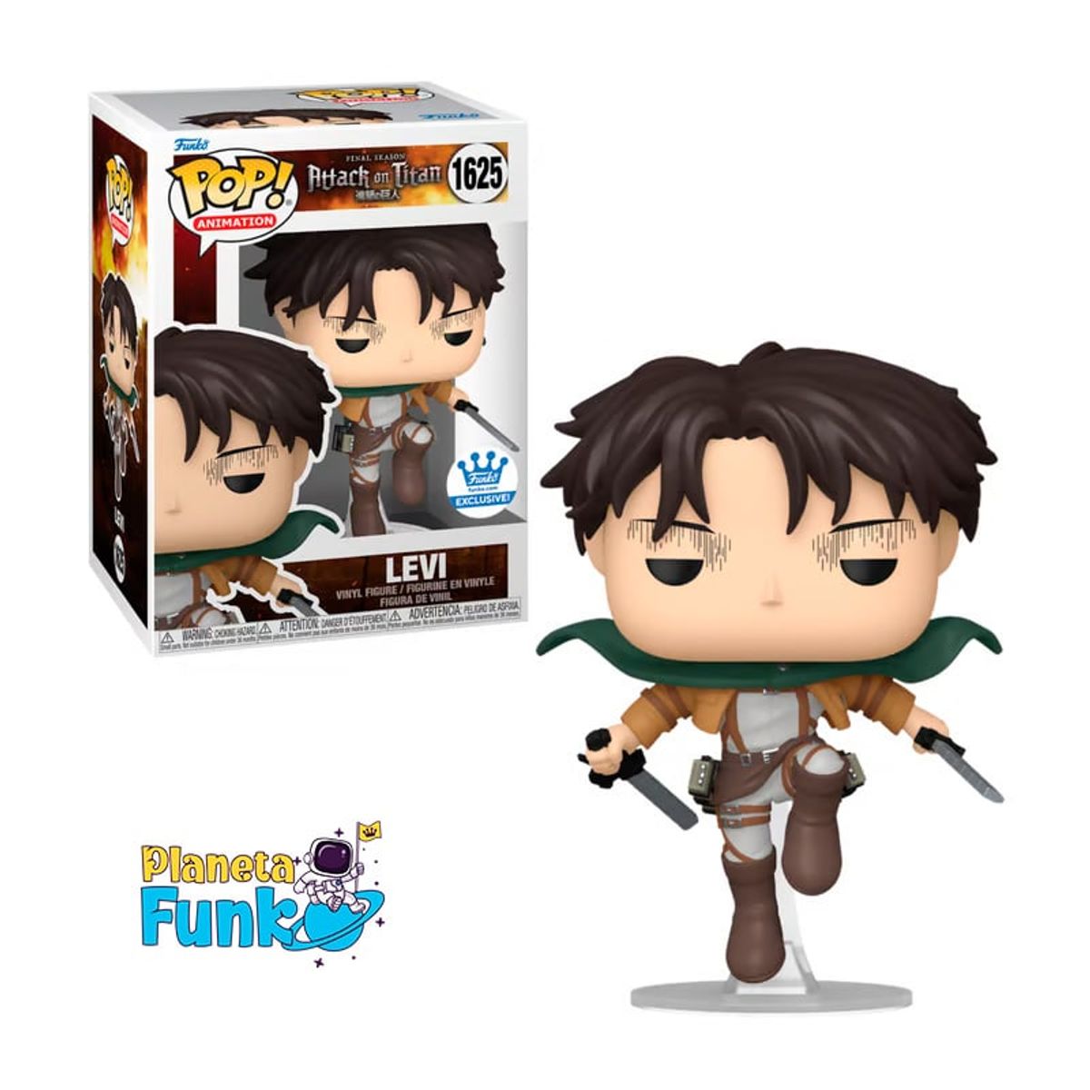 FUNKO - LEVI ATTACK ON TITAN 1625 EXCLUSIVO