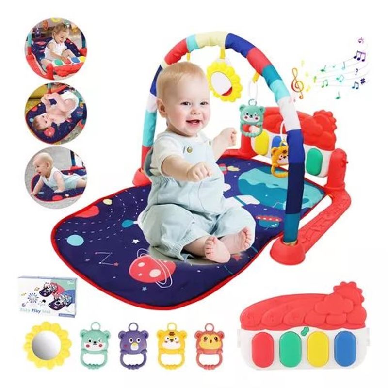 GENERICO - GIMNASIO PATADITA ASTRONAUTA MUSICAL ROSADO