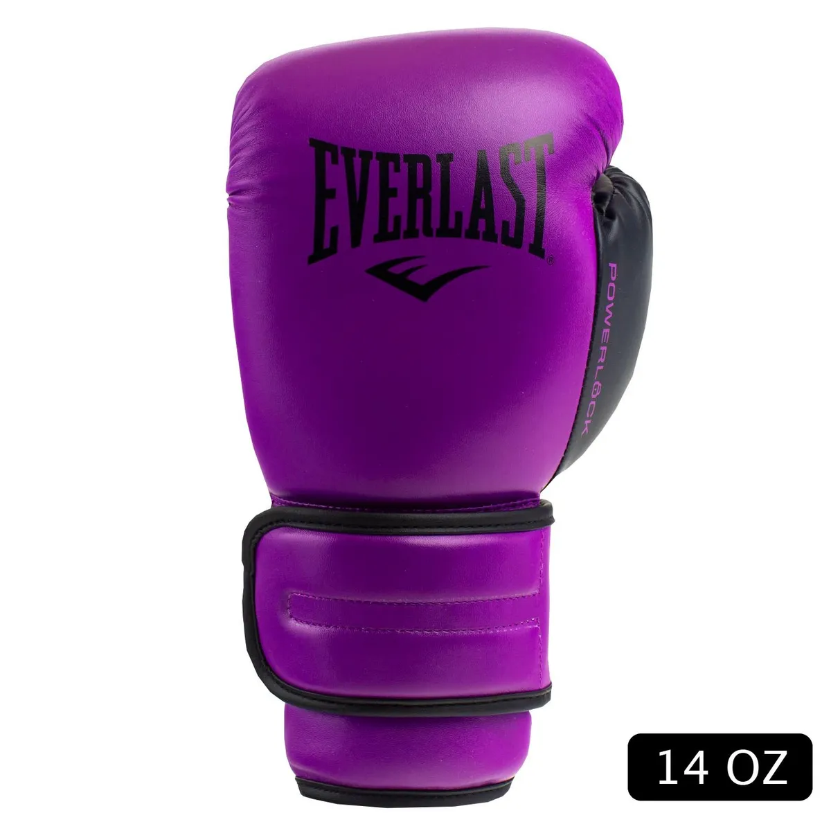 EVERLAST - GUANTE BOX POWERLOCK 2 TR HOOK & LOOP PURPURA 14OZ