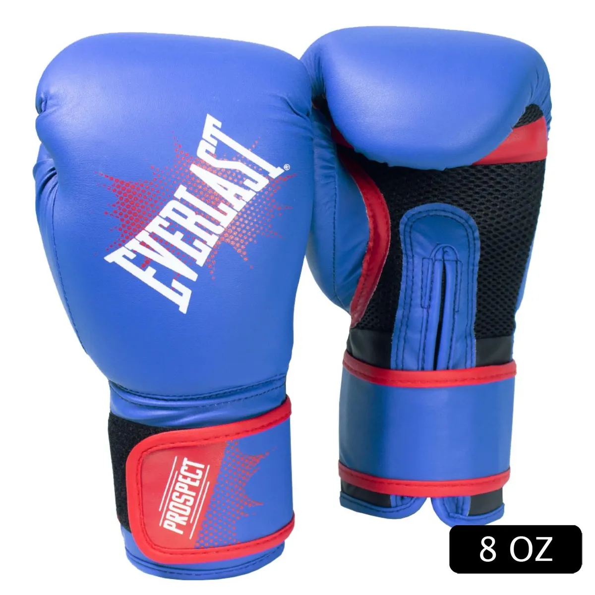 EVERLAST - GUANTE BOX EVE PROSPECT AZUL Y ROJO 8OZ
