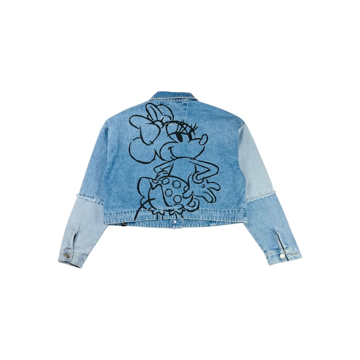 DISNEY - CASACA CROP MUJER MINNIE MOUSE CELESTE
