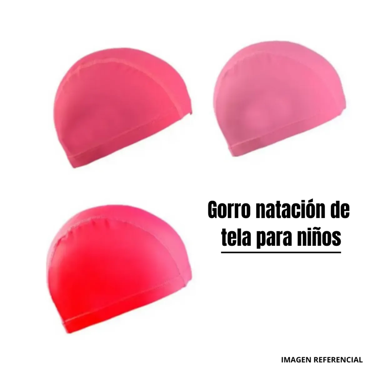 GENERICO - Gorro de Natacion para Niños de Tela -RS