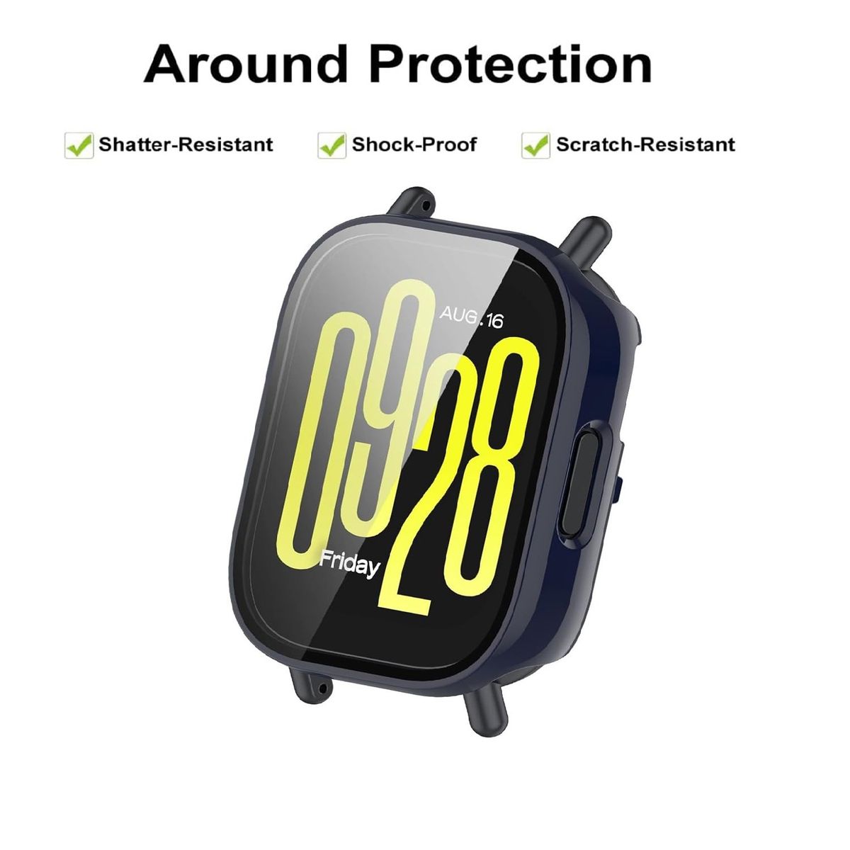 GENERICO - Bumper para Redmi Watch 5 Active  - Azul