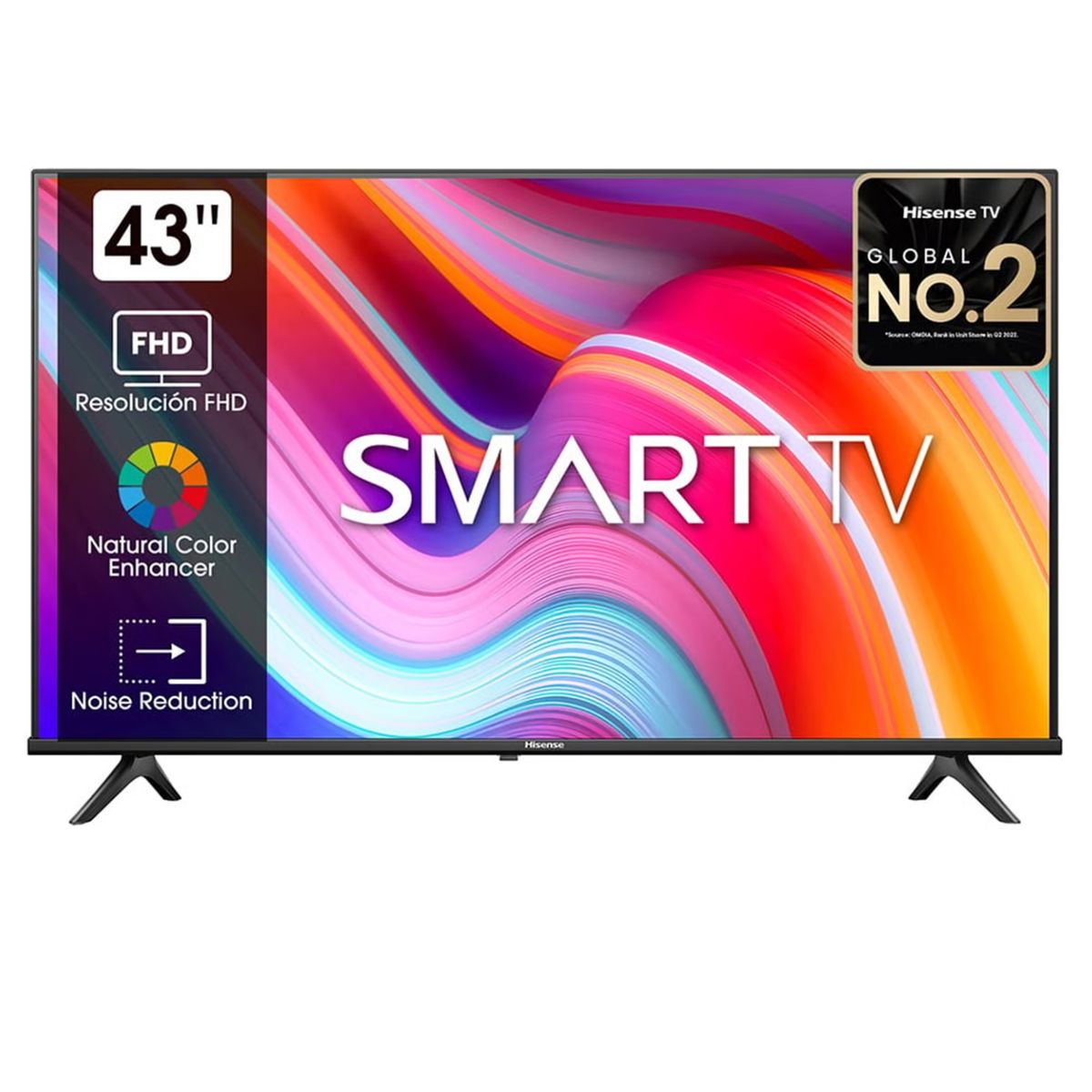 HISENSE - Televisor Hisense 43" FHD Smart TV 43A4K Modelo 2024