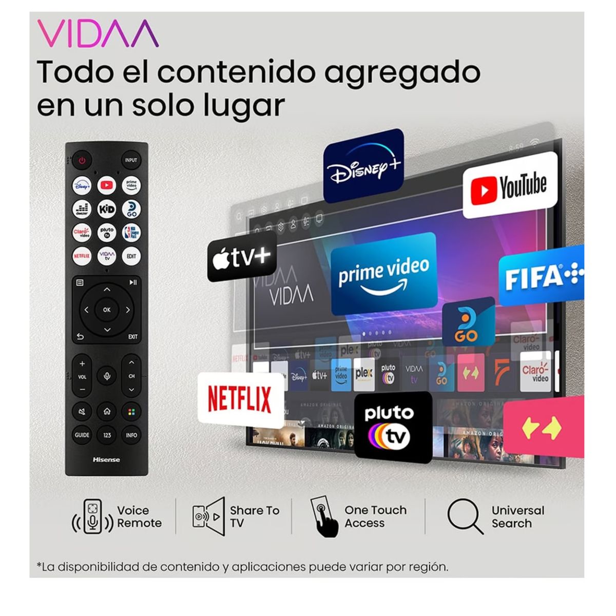 HISENSE - Televisor Hisense 43" FHD Smart TV 43A4K Modelo 2024