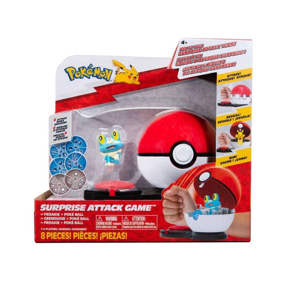 POKEMON - Pokemon Jazwares Froakie Surprise Attack