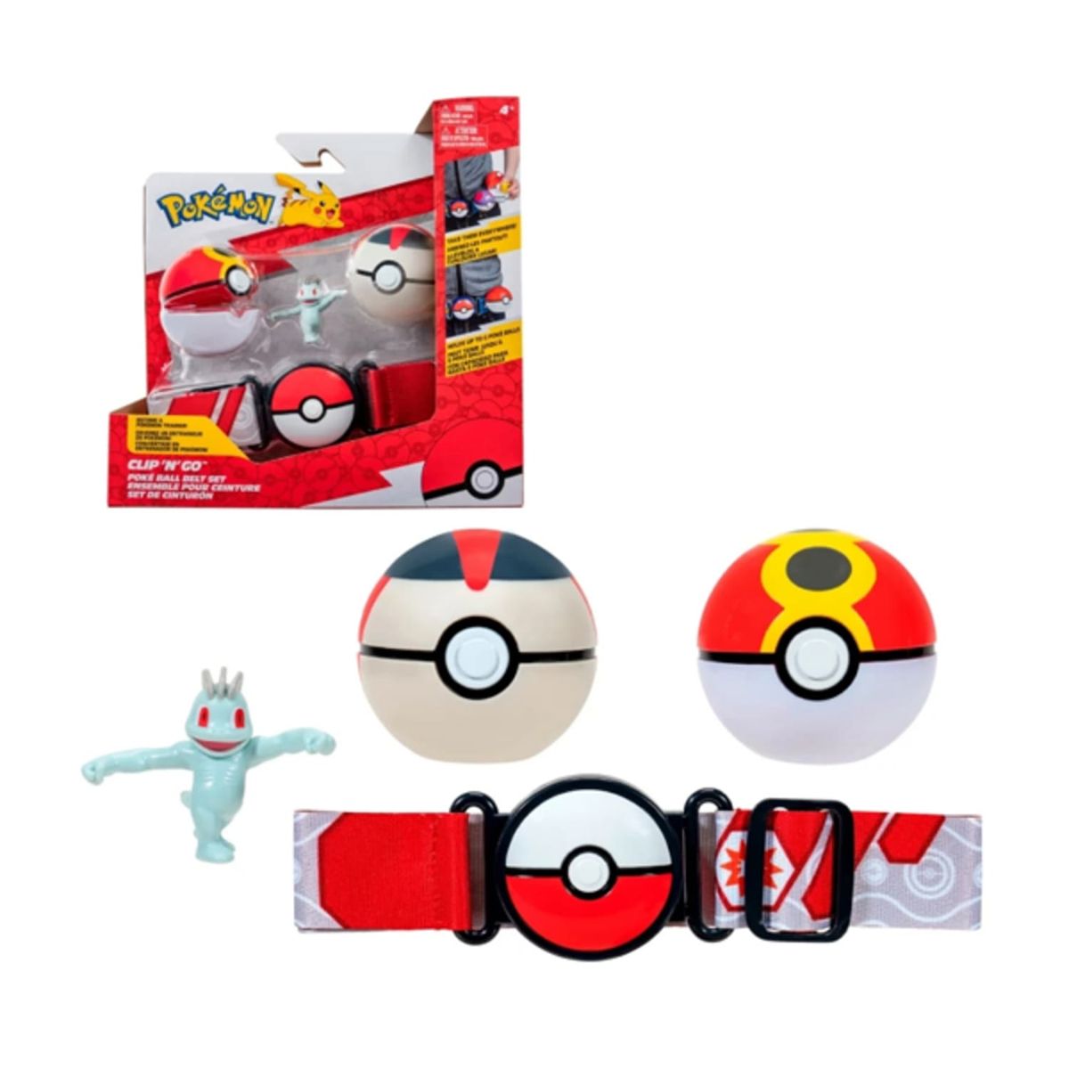 POKEMON - POKEMON  CLIP GO MACHOP SET