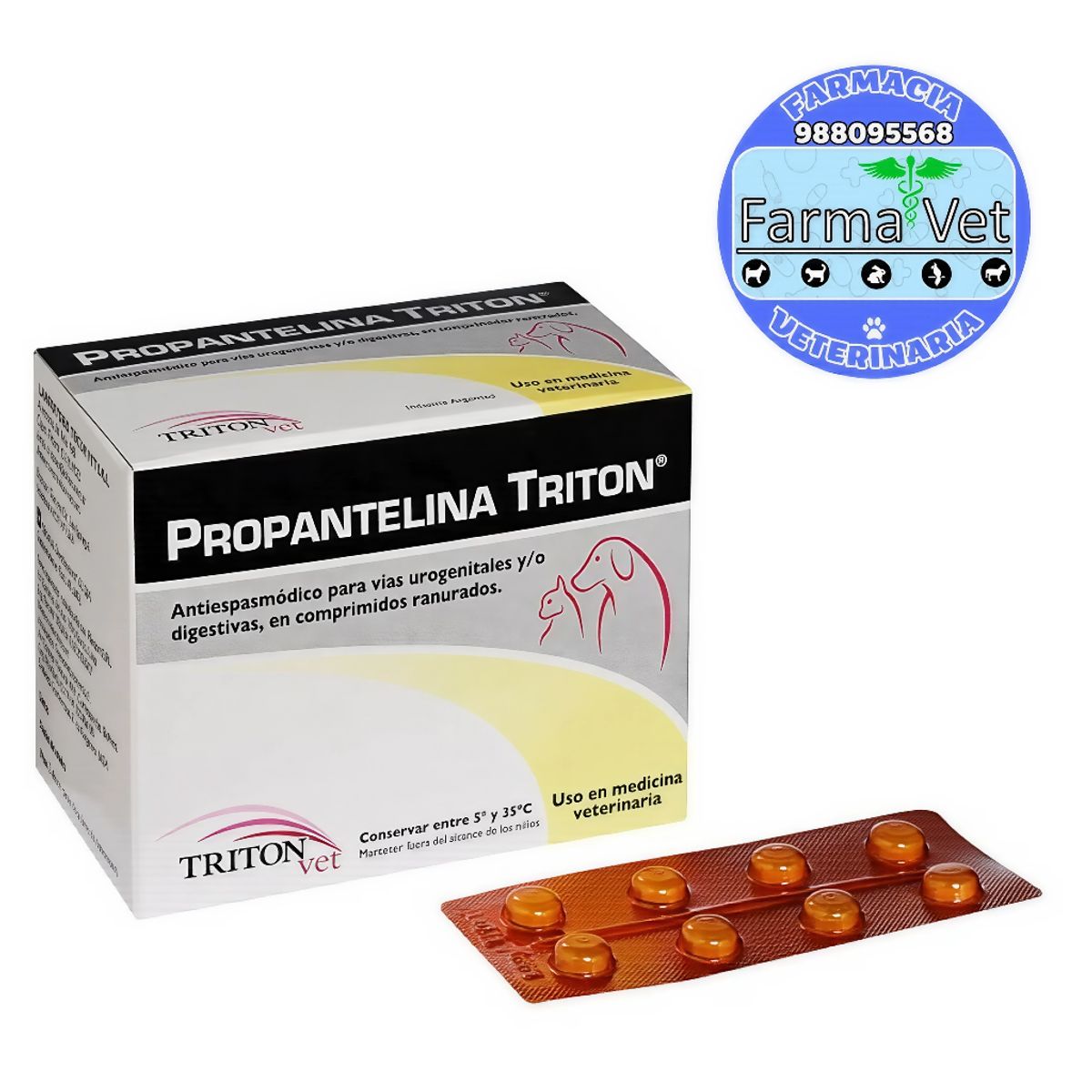 TRITON - PROPANTELINA x 10 Comprimido