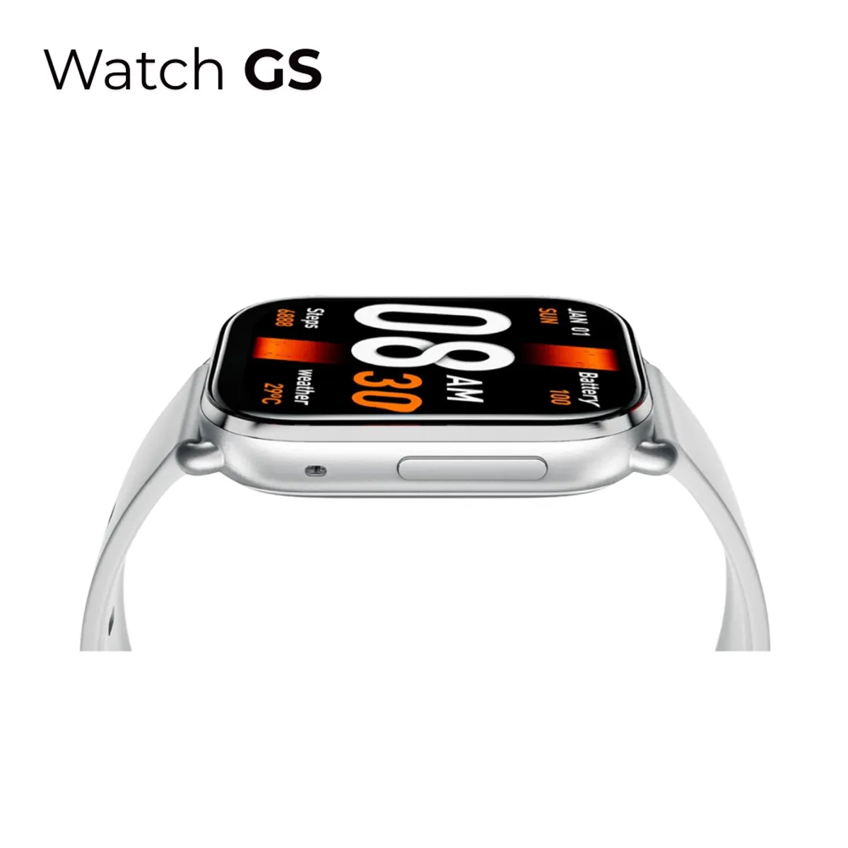 QCY - QCY Watch GS Reloj Inteligente Recibe Llamadas IPX8 Hasta 10 días - GR