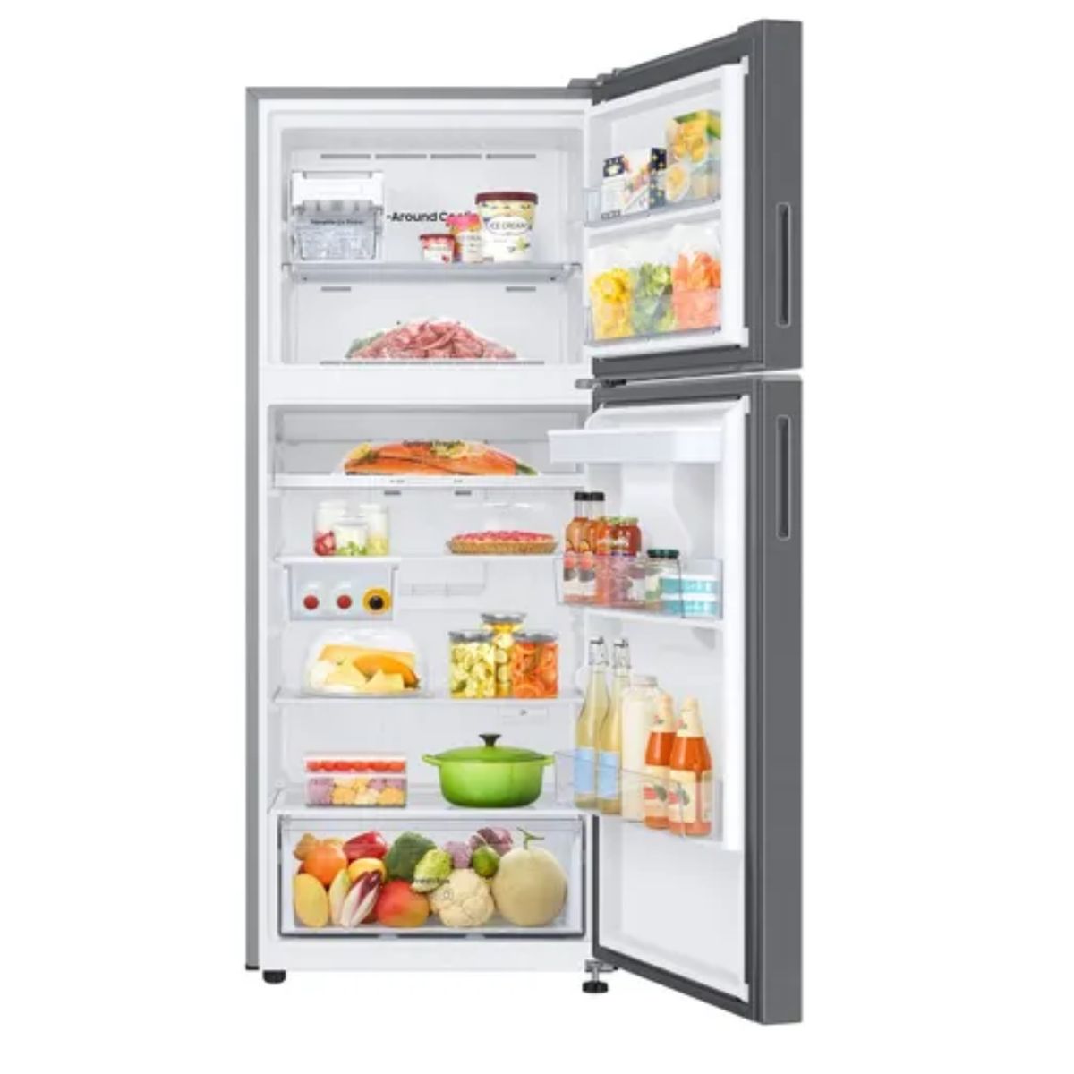 SAMSUNG - Refrigeradora Samsung Top Freezer 384Lt All Around Cooling RT38DG6730S9PE