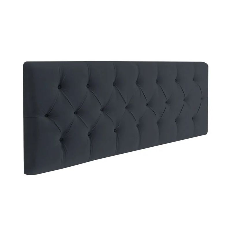 MAVISAC - Cabecera Arsenal Mavisac Plaza Queen Color Plomo -Tela