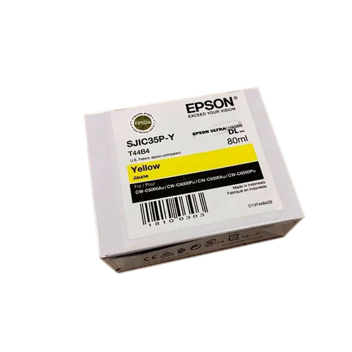 EPSON - CARTUCHO EPSON SJIC35P-Y AMARILLO 80 ML C6000C6500 PN C13T44B420