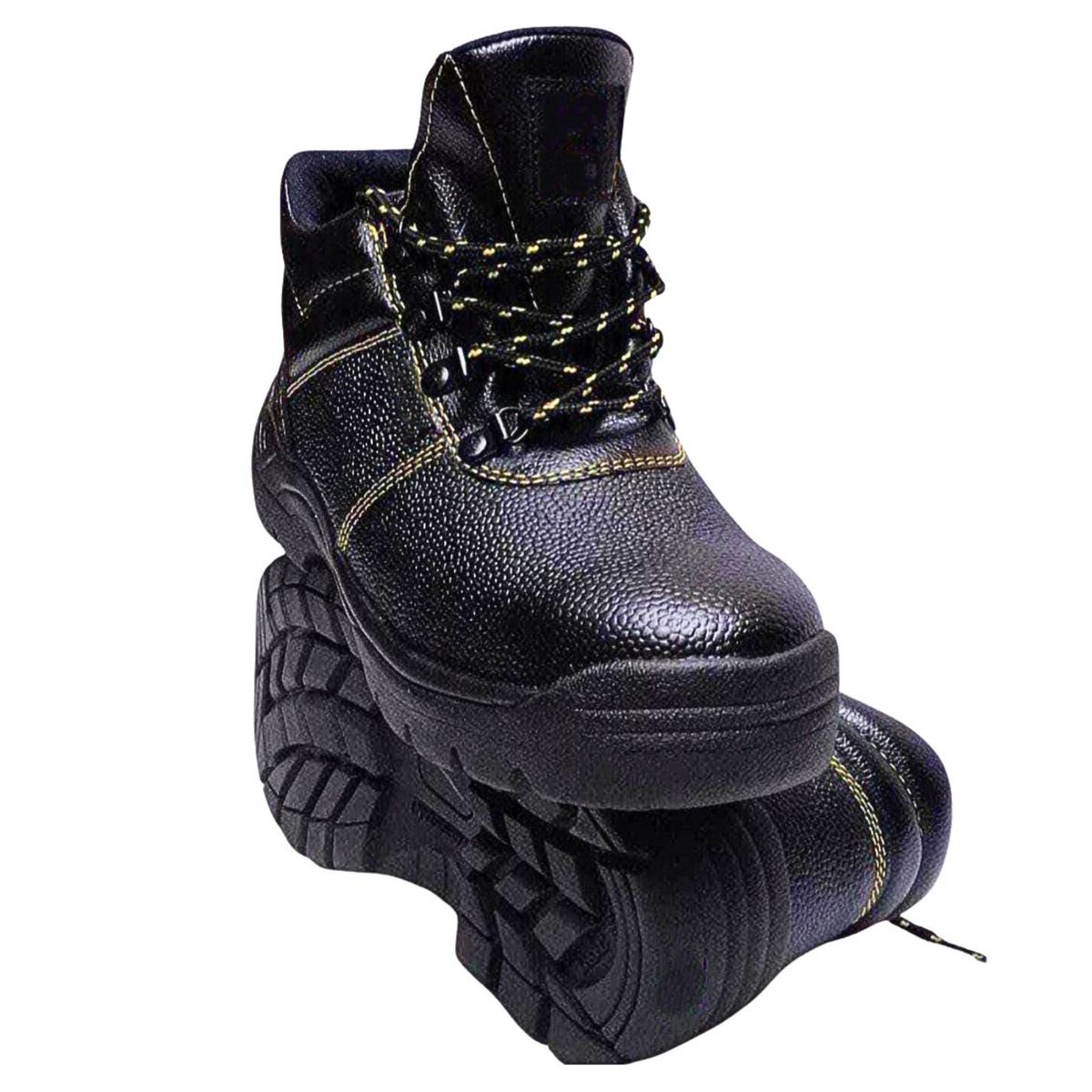 GENERICO - Zapatos de seguridad industrial punta acero 100% cuero