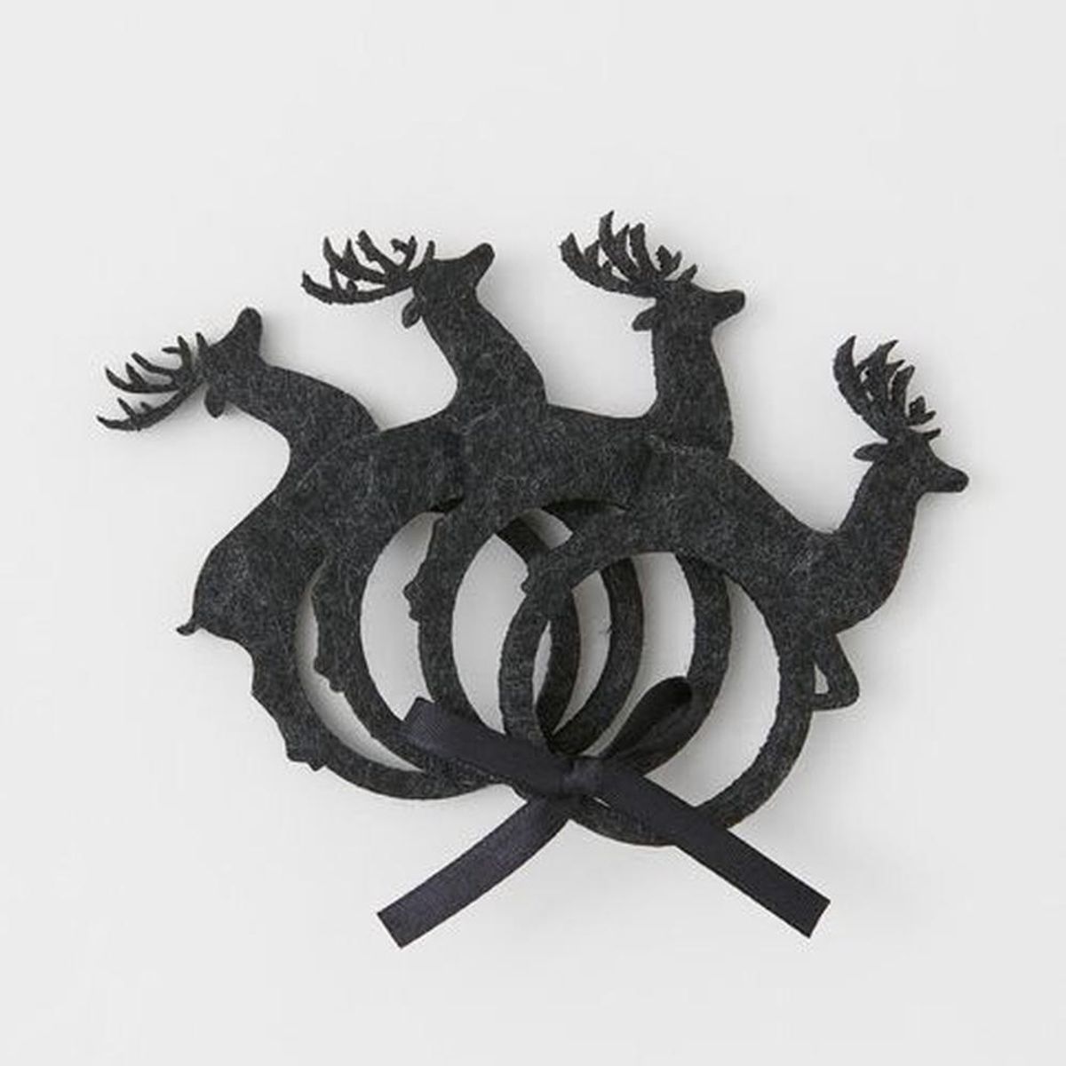 MAP DESIGN HOME - Aro de Servilleta Reno Navidad Set x4