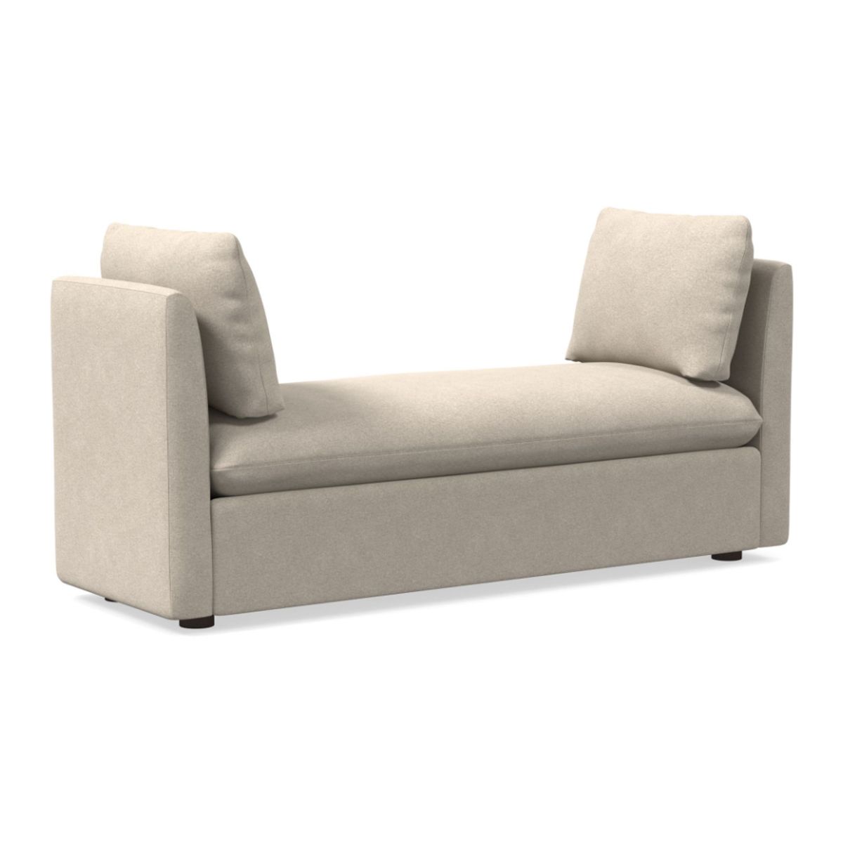 HOGAR & SPACIOS - HYS BANQUETA VITTO CAPITONE BEIGE