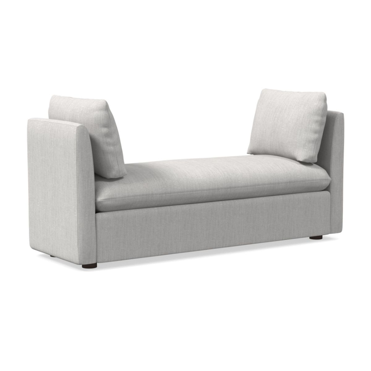 HOGAR & SPACIOS - HYS BANQUETA VITTO CAPITONE GRIS