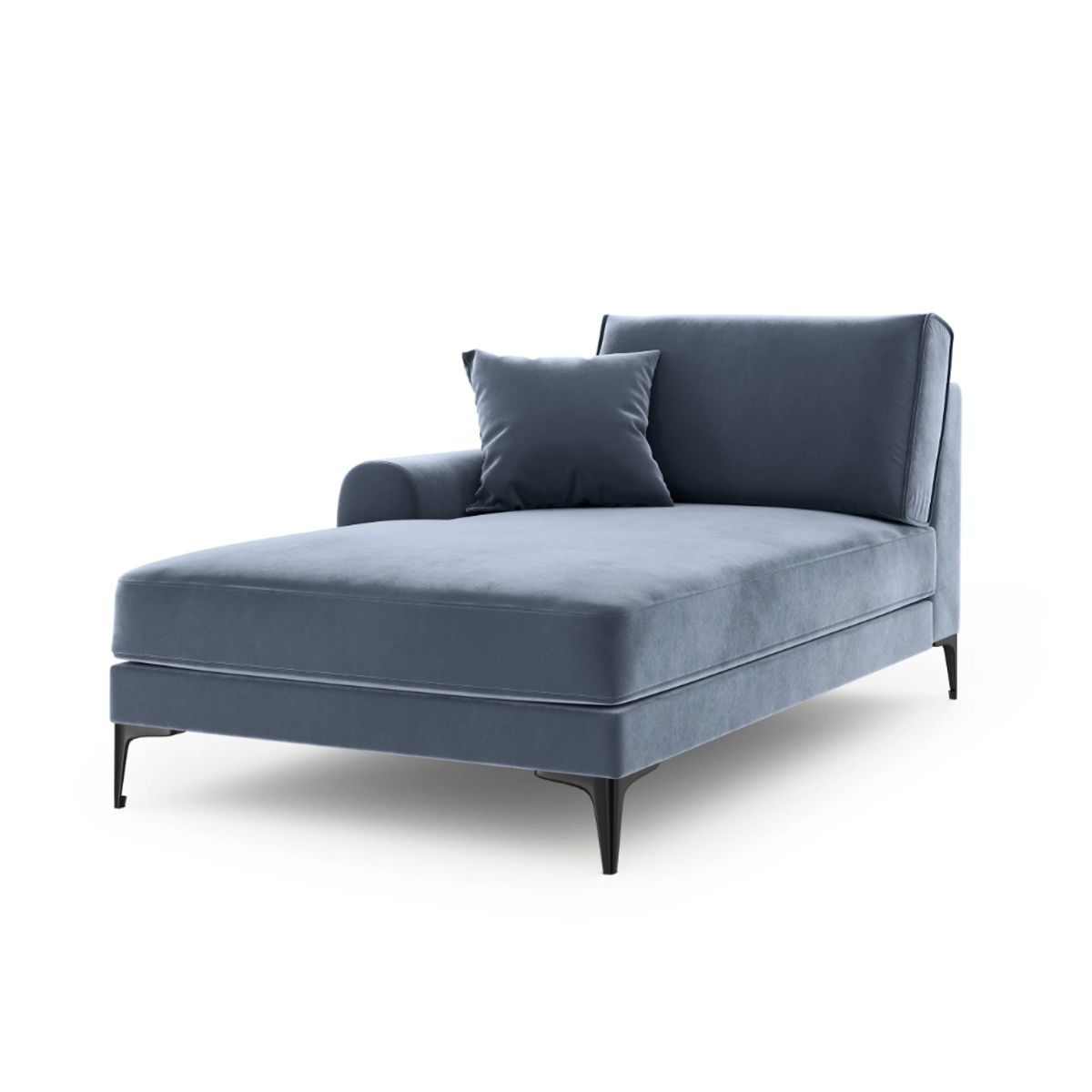HOGAR & SPACIOS - HYS CHAISE LONGUE EGIPCIO CELESTE AGUA