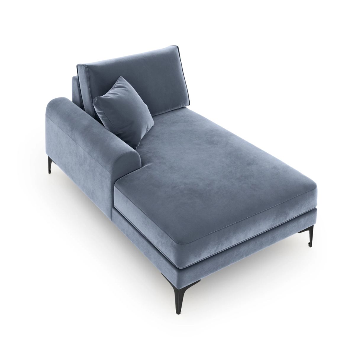 HOGAR & SPACIOS - HYS CHAISE LONGUE EGIPCIO CELESTE AGUA